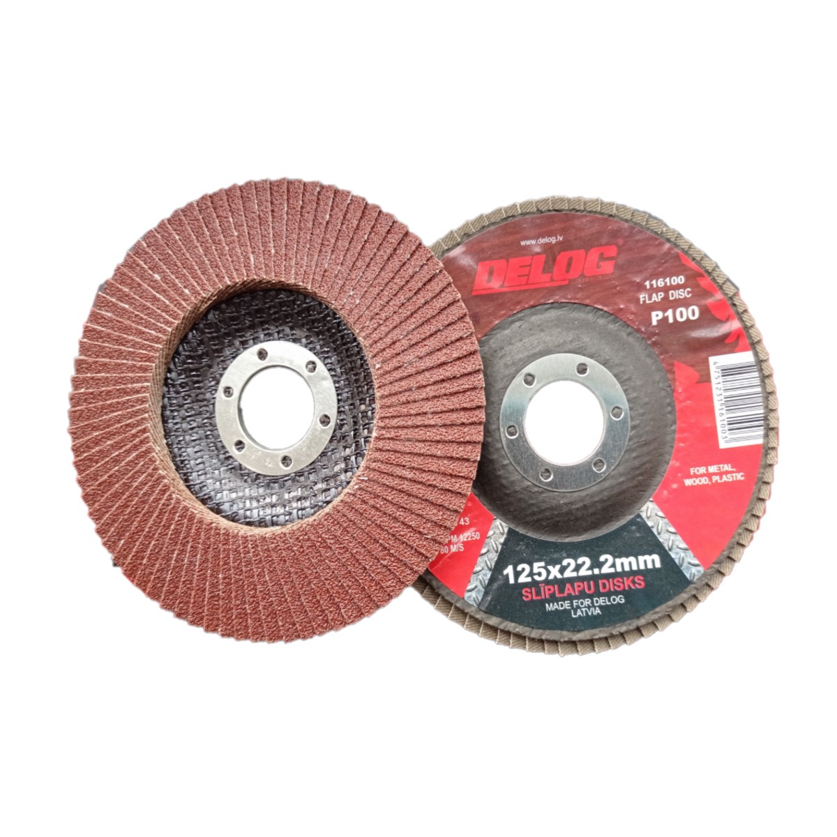Delog Lokšņu slīpēšanas disks KLT2 125x22.2 P24